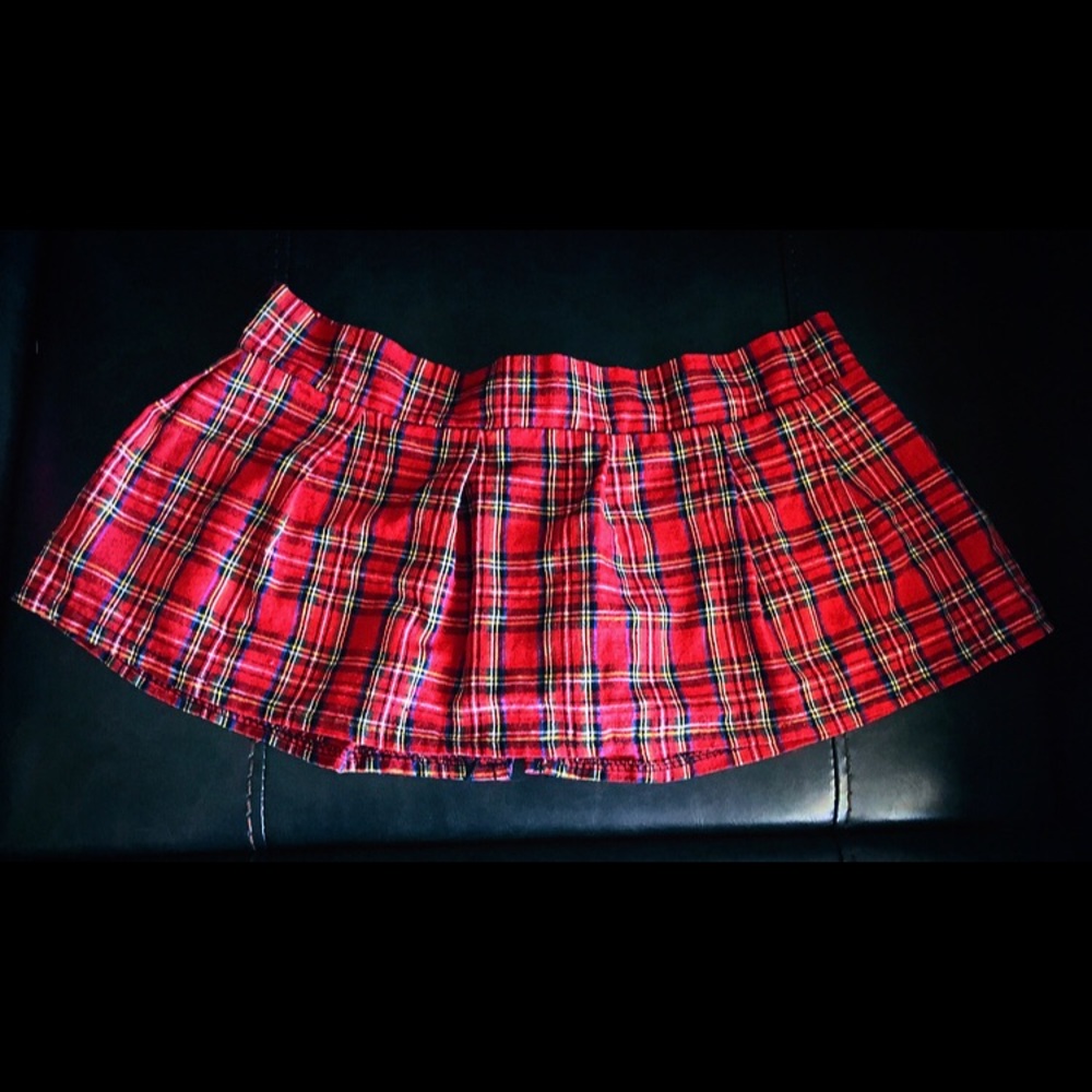 Plaid Miniskirt